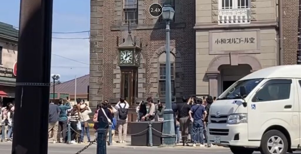 小樽市の蒸気時計