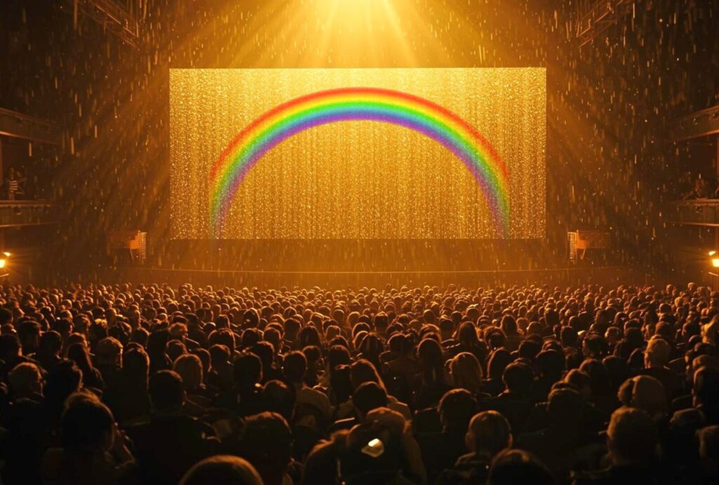 虹のメカニズムの例