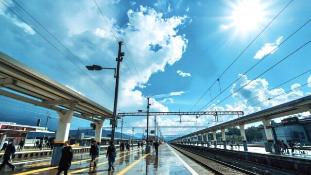 台風一過の天気