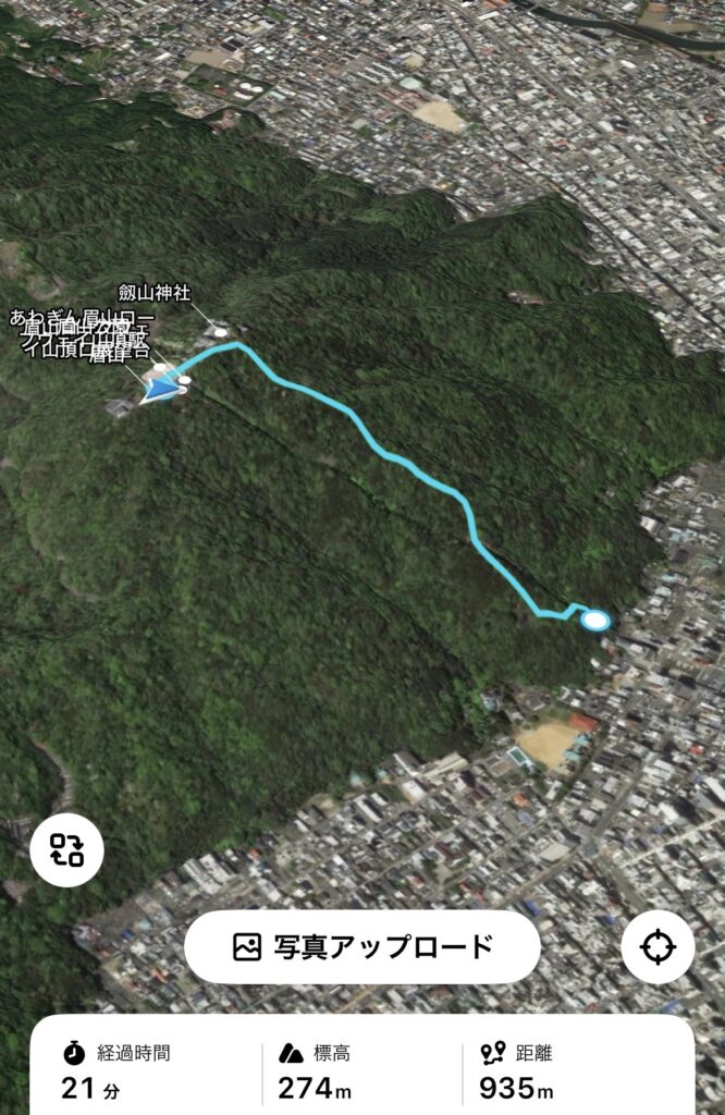 眉山ハイキングコース