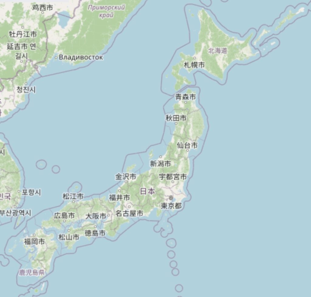 日本地図