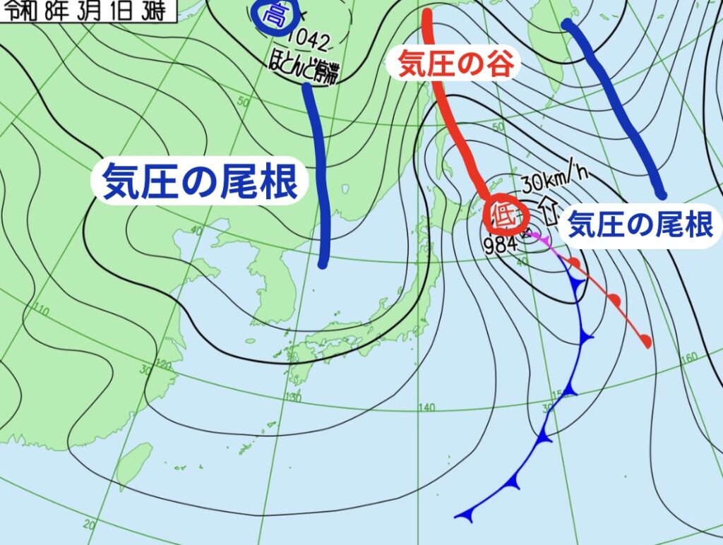 地上天気図