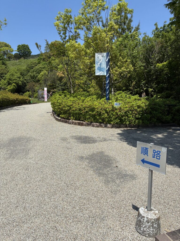 順路の看板