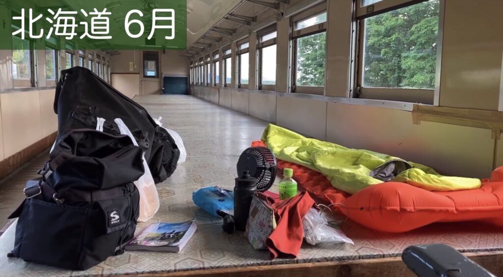 列車の宿泊施設