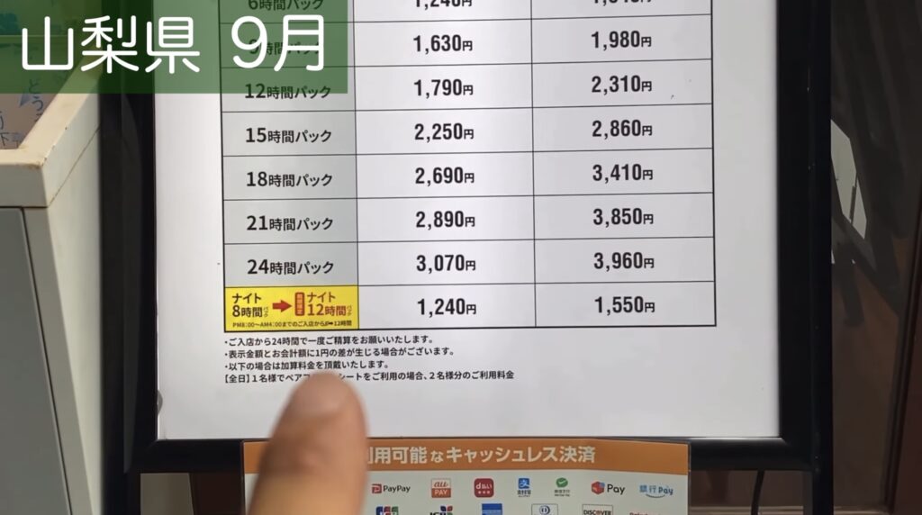快活クラブの料金