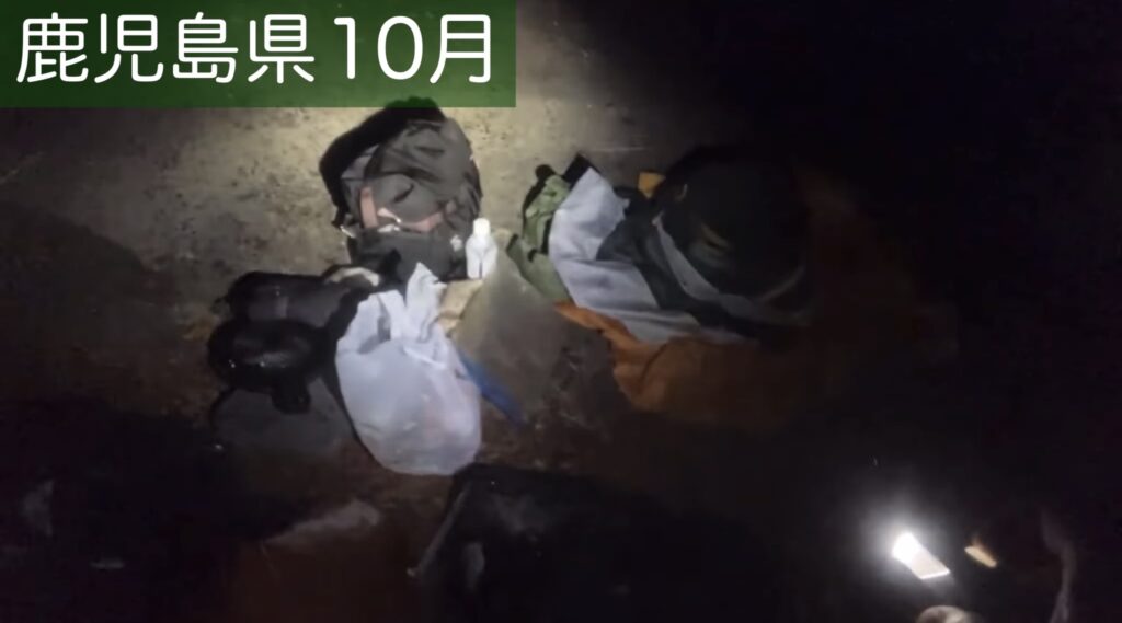 雨に濡れる