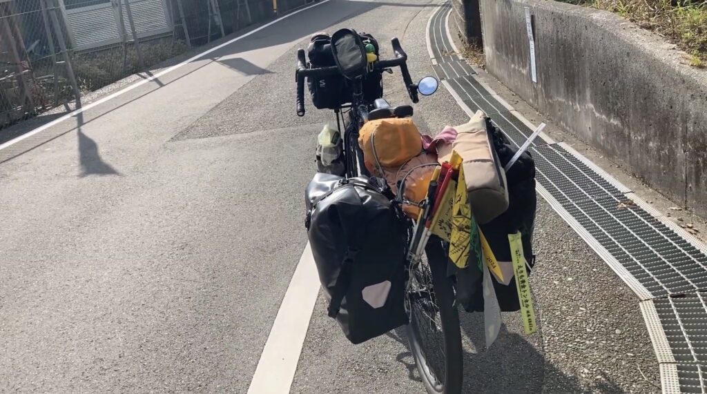 旅後の自転車