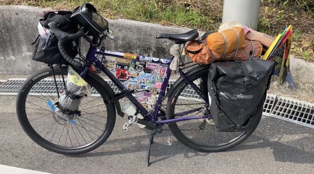 旅後の自転車