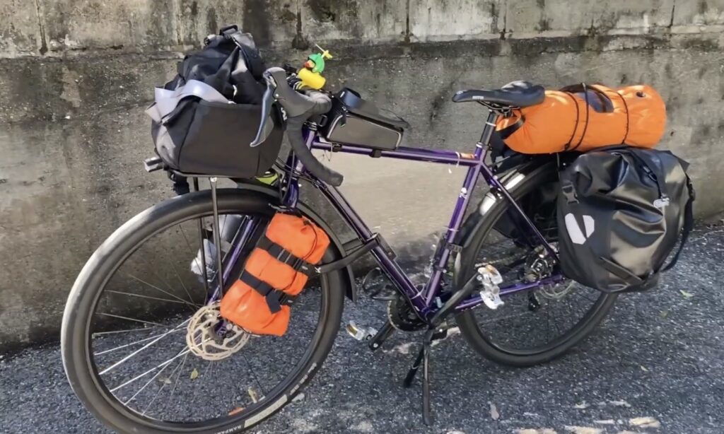 旅前の自転車