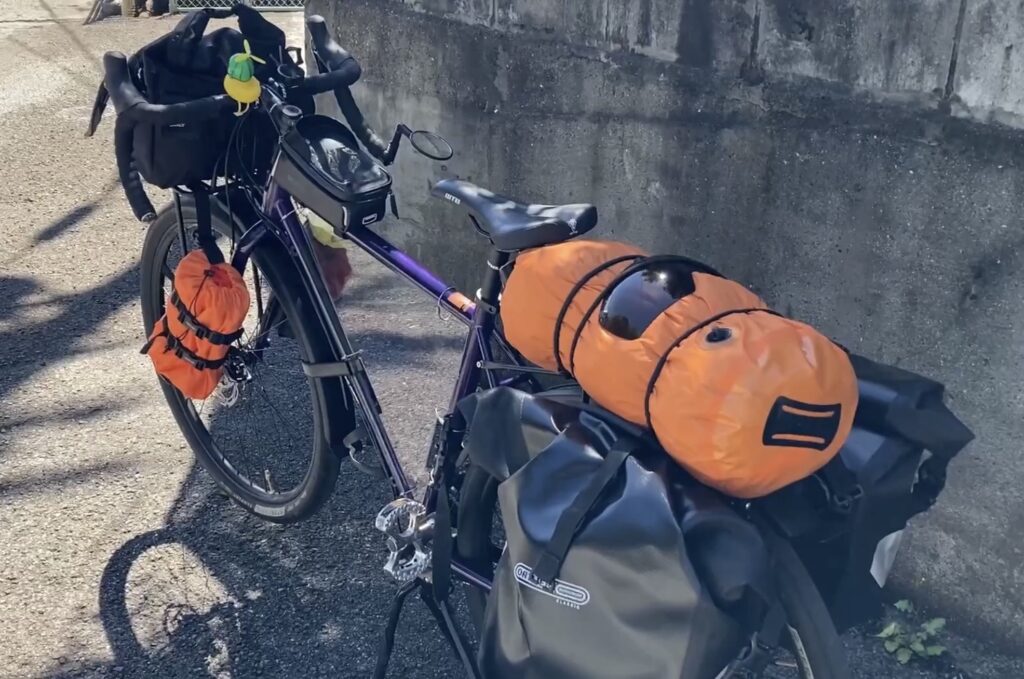 旅前の自転車