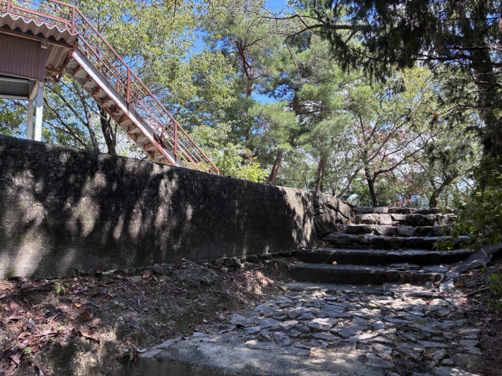 土柱の頂上