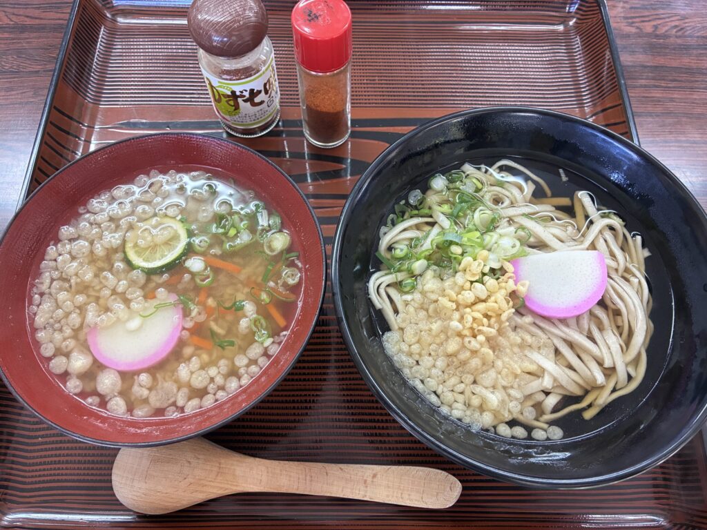 祖谷そばとそば米雑炊