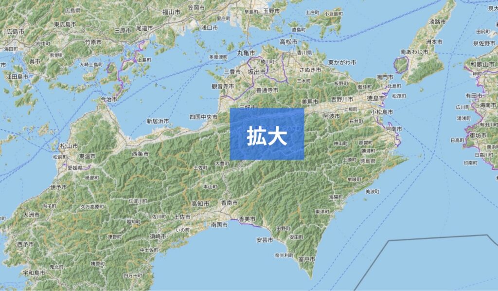 四国地図